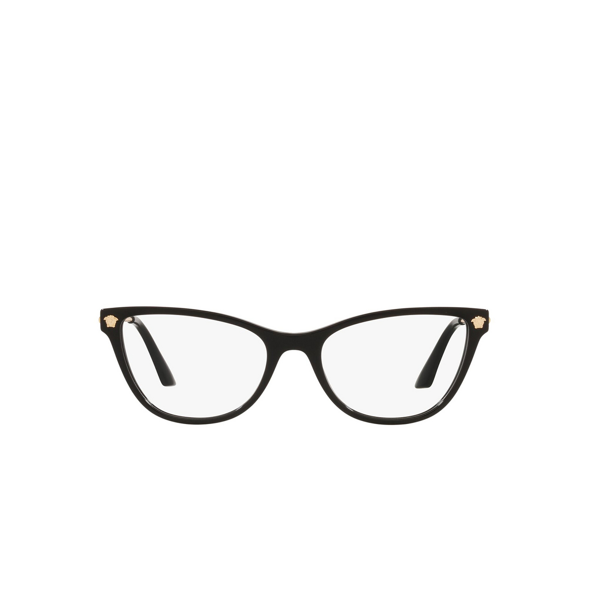 Versace VE3309 Eyeglasses GB1 Black - front view
