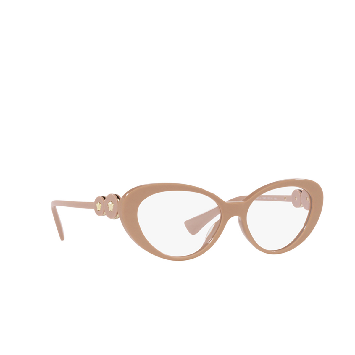 Versace VE3331U Eyeglasses 5383 Beige - three-quarters view