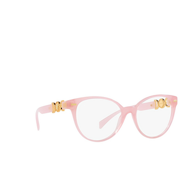 Gafas graduadas Versace VE3334 5402 opal pink - Vista tres cuartos