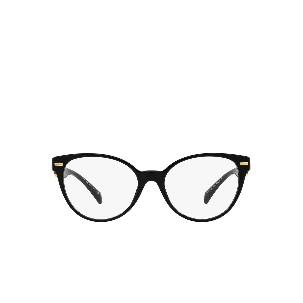 Versace VE3334 Eyeglasses GB1 Black - front view