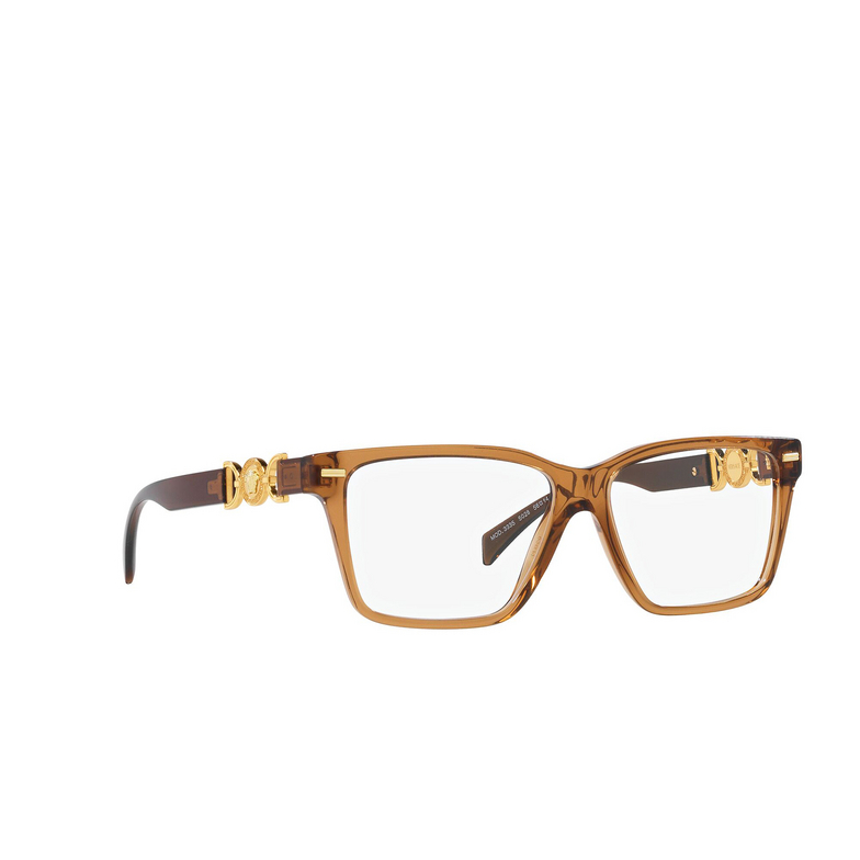 Versace VE3335 Eyeglasses 5028 transparent brown - 2/4