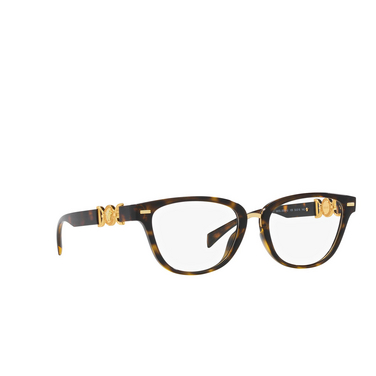 Versace VE3336U Eyeglasses 108 havana - three-quarters view
