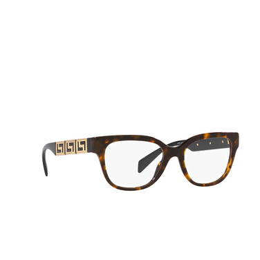 Versace VE3338 Korrektionsbrillen 5404 havana - Dreiviertelansicht