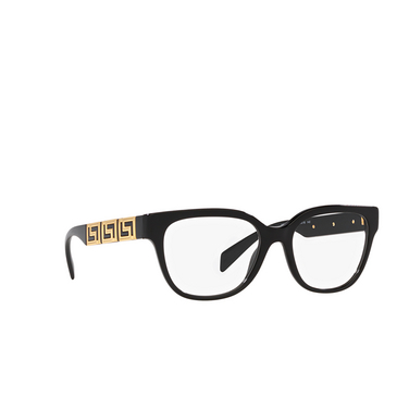 Versace VE3338 Korrektionsbrillen GB1 black - Dreiviertelansicht