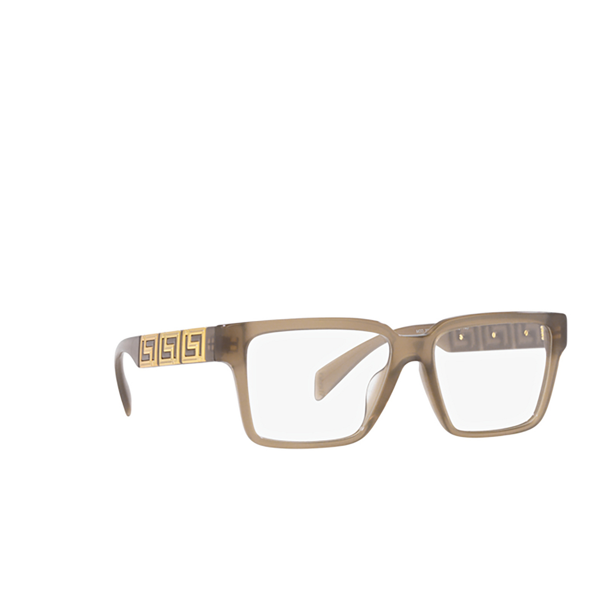 Versace VE3339U Eyeglasses 5407 Opal Brown - three-quarters view