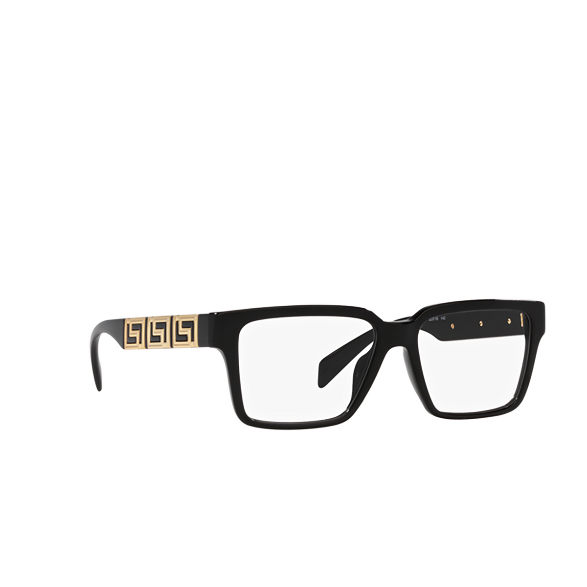 Versace VE3339U Eyeglasses GB1 Black - three-quarters view