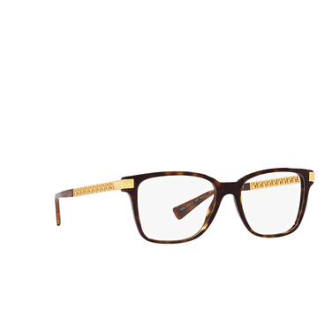 Versace VE3340U Eyeglasses 108 havana - three-quarters view