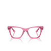 Versace VE3341U Korrektionsbrillen 5421 transparent pink - Produkt-Miniaturansicht 1/4