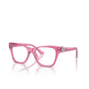 Versace VE3341U Korrektionsbrillen 5421 transparent pink - Produkt-Miniaturansicht 2/4