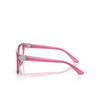 Occhiali da vista Versace VE3341U 5421 transparent pink - anteprima prodotto 3/4