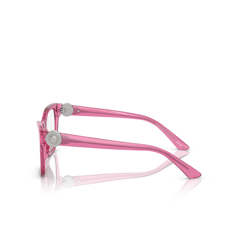 Gafas graduadas Versace VE3341U 5421 transparent pink - 3/4