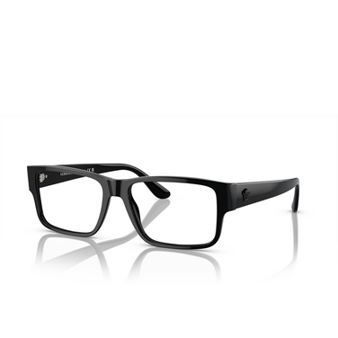 Versace VE3342 Eyeglasses GB1 black - three-quarters view