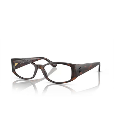 Versace VE3343 Eyeglasses 5429 havana - three-quarters view