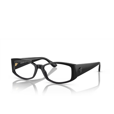 Gafas graduadas Versace VE3343 gb1 black - Vista tres cuartos