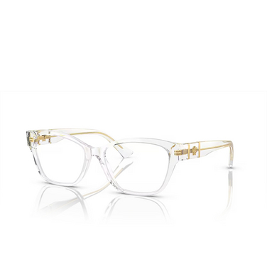 Versace VE3344 Eyeglasses 148 crystal - three-quarters view