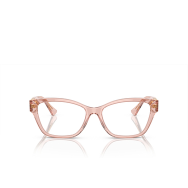 Versace VE3344 Eyeglasses 5434 brown transparent - front view