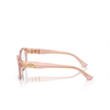 Versace VE3344 Eyeglasses 5434 brown transparent - product thumbnail 3/4