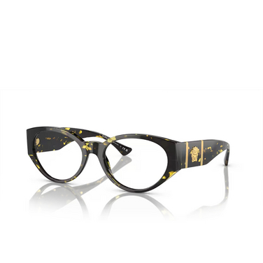 Versace VE3345 Eyeglasses 5428 havana - three-quarters view