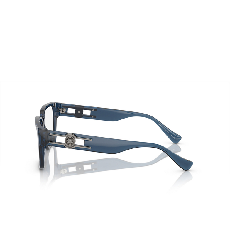 Versace VE3346 Eyeglasses 5292 blue transparent - 3/4