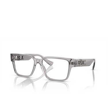 Versace VE3346 Eyeglasses 593 grey transparent - three-quarters view