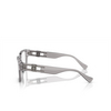 Versace VE3346 Eyeglasses 593 grey transparent - product thumbnail 3/4