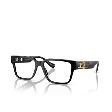 Versace VE3346 Eyeglasses GB1 black - three-quarters view