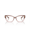 Versace VE3347 Korrektionsbrillen 5435 pink transparent - Produkt-Miniaturansicht 1/4