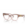 Versace VE3347 Korrektionsbrillen 5435 pink transparent - Produkt-Miniaturansicht 2/4
