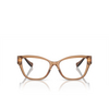 Versace VE3347 Eyeglasses 5436 brown transparent - product thumbnail 1/4