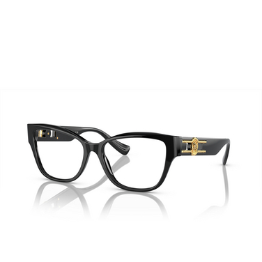 Gafas graduadas Versace VE3347 gb1 black - Vista tres cuartos