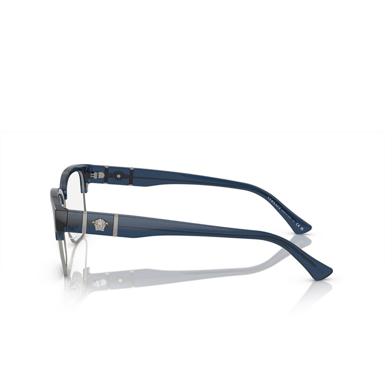 Versace VE3348 Eyeglasses 5292 blue transparent - 3/4