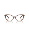 Versace VE3349U Eyeglasses 5427 brown transparent - product thumbnail 1/4