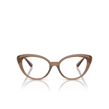 Versace VE3349U Korrektionsbrillen 5427 brown transparent - Vorderansicht