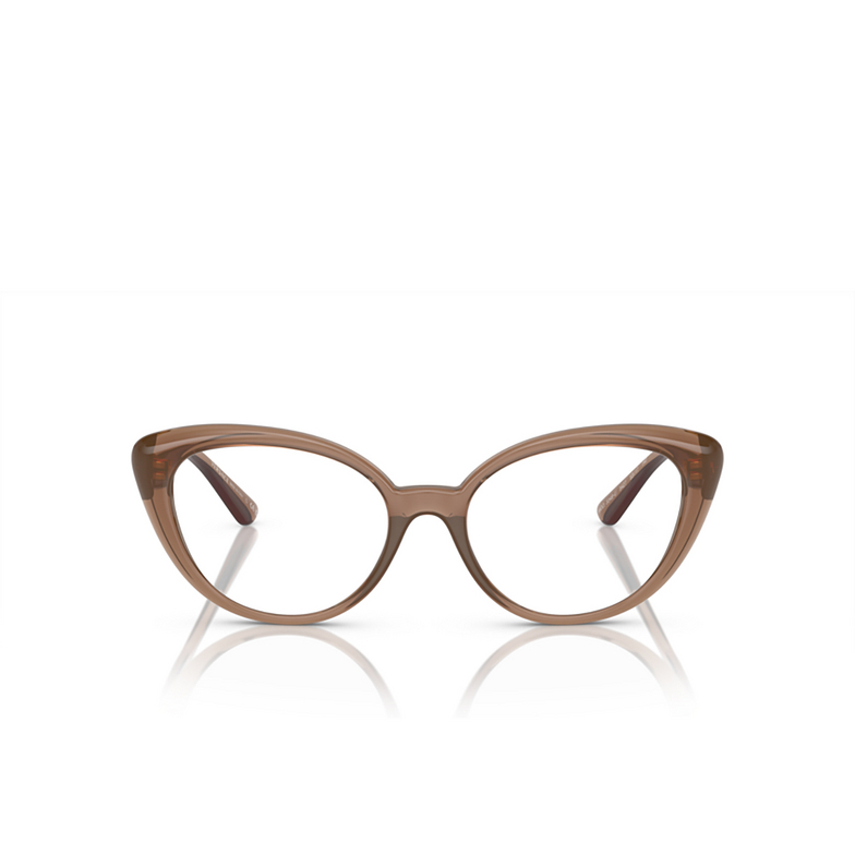 Versace VE3349U Eyeglasses 5427 brown transparent - 1/4