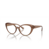 Versace VE3349U Eyeglasses 5427 brown transparent - product thumbnail 2/4