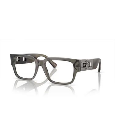 Versace VE3350 Eyeglasses 5436 grey transparent - three-quarters view