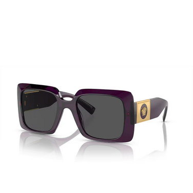 Versace VE4405 Sunglasses 538487 transparent purple - three-quarters view