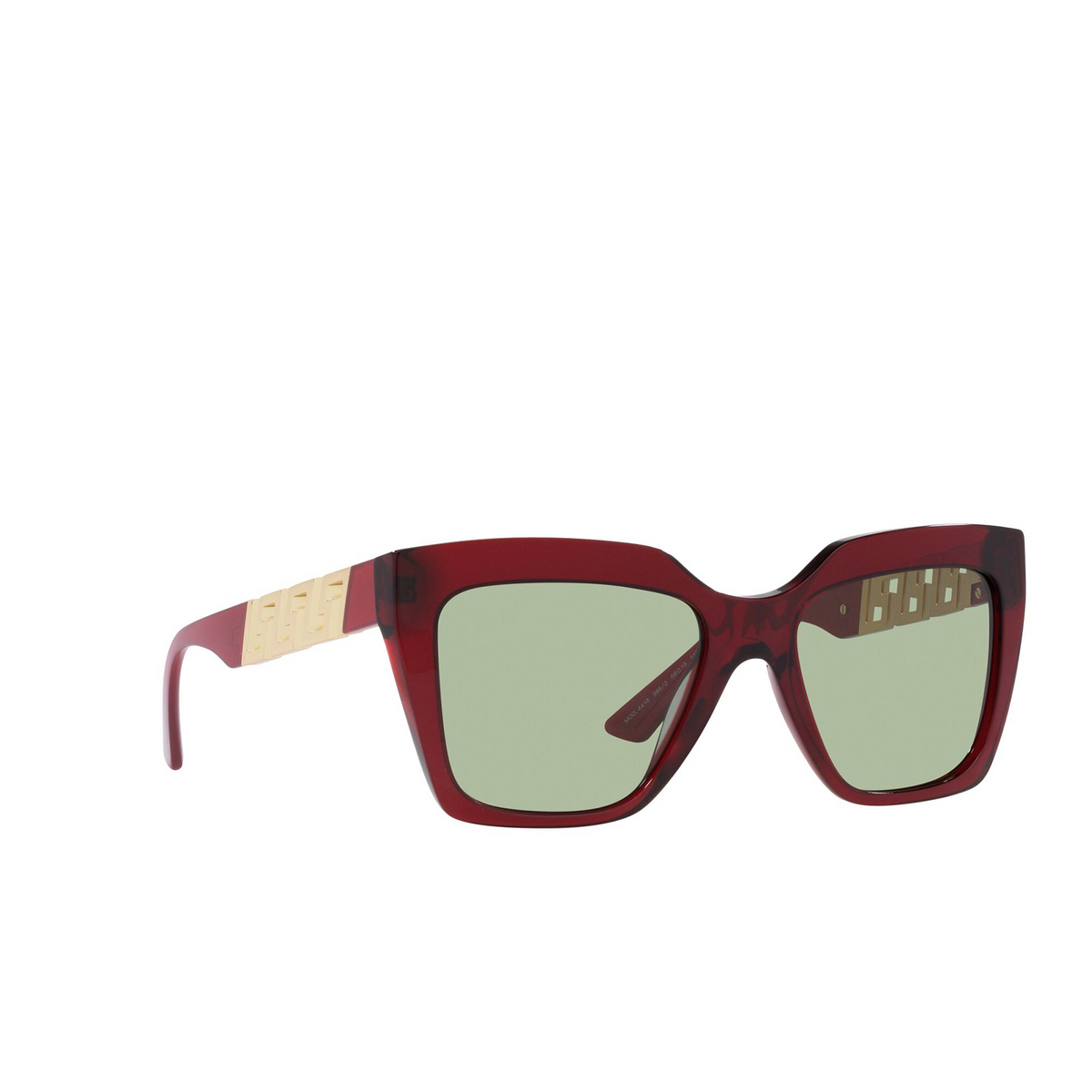 Versace VE4418 Sunglasses 388/2 Transparent Red - three-quarters view