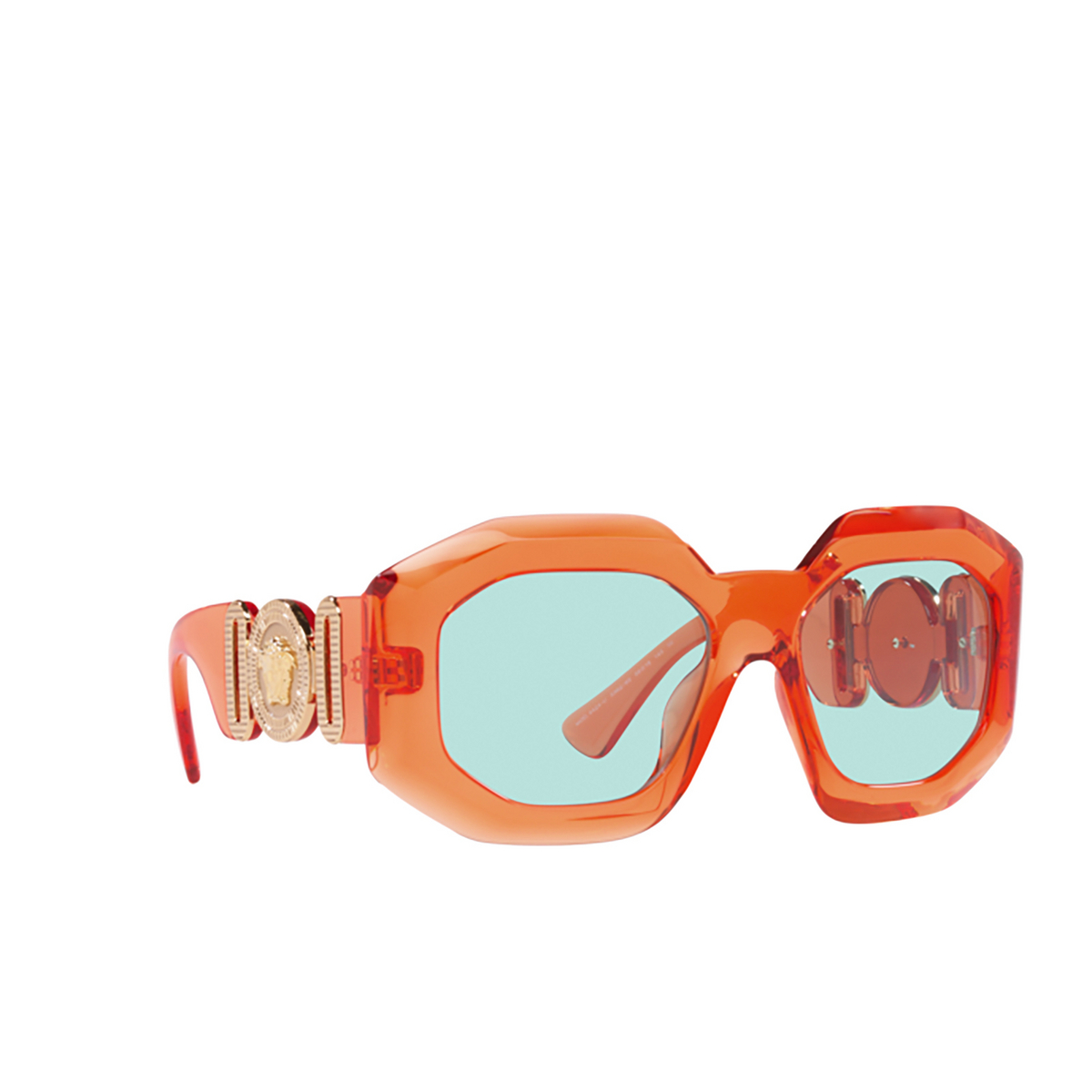 Versace VE4424U Sunglasses 536265 Transparent Orange - three-quarters view