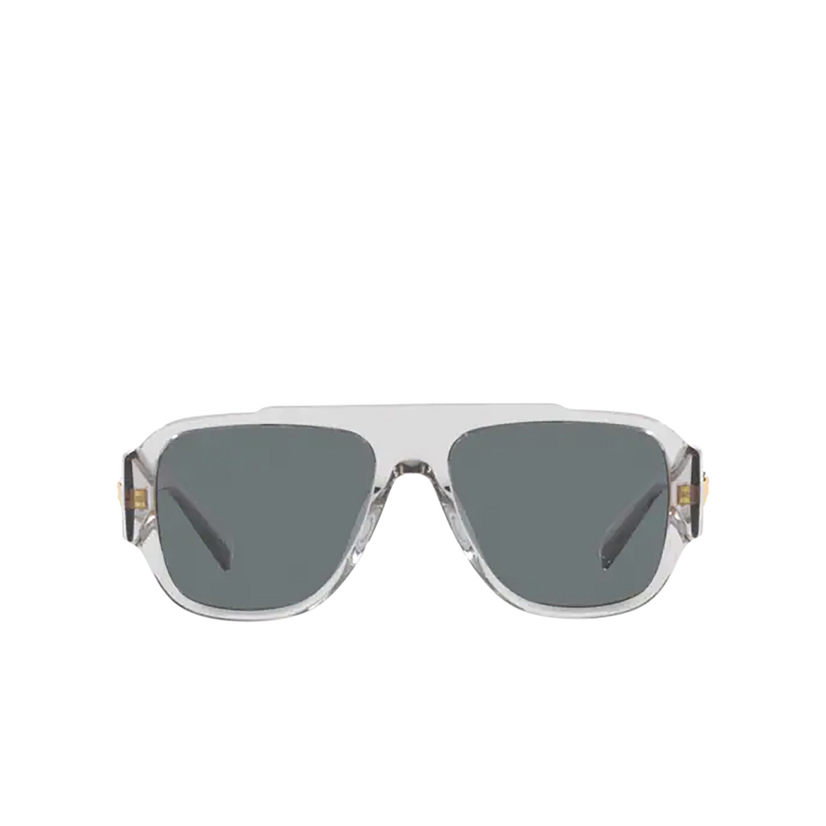 Versace VE4436U Sunglasses 530580 Transparent Grey - front view