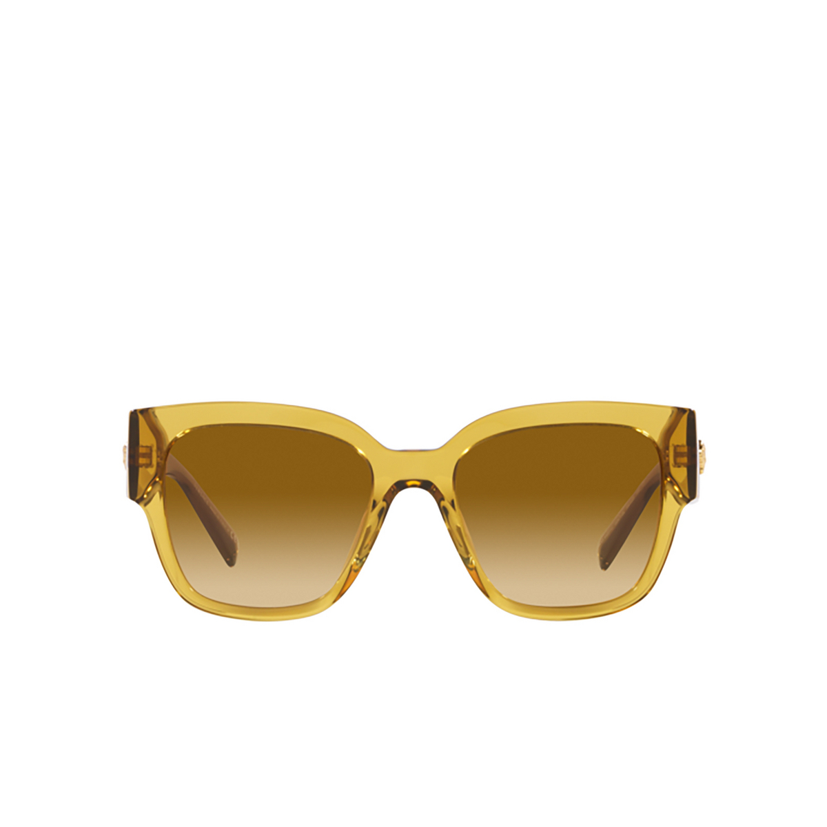 Versace VE4437U Sunglasses 53472L Transparent Honey - front view