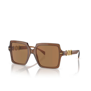 Gafas de sol Versace VE4441 5028/O transparent brown - Vista tres cuartos