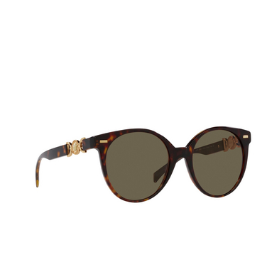 Versace VE4442 Sunglasses 108/3 havana - three-quarters view