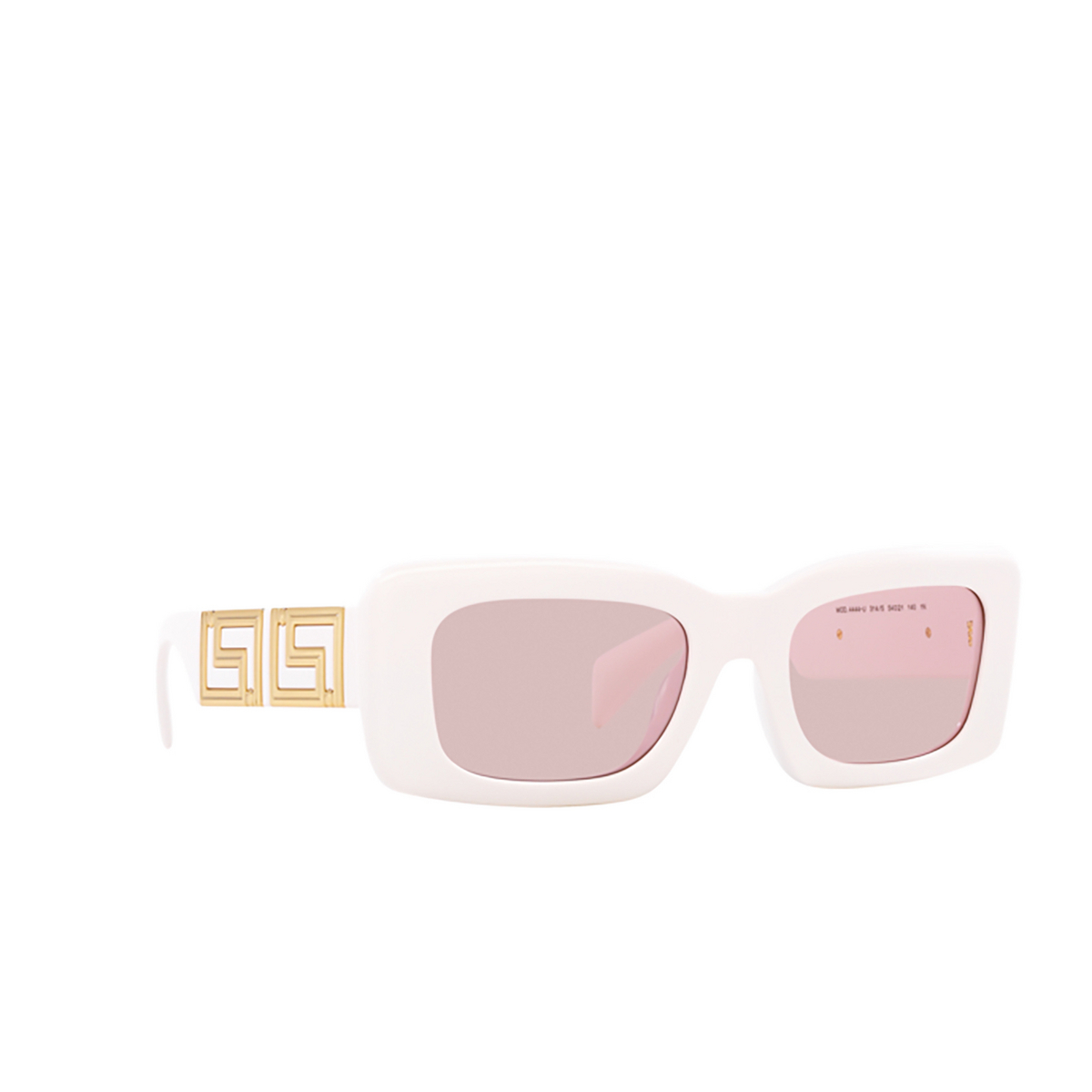 Occhiali da sole Versace VE4444U 314/5 White - tre quarti