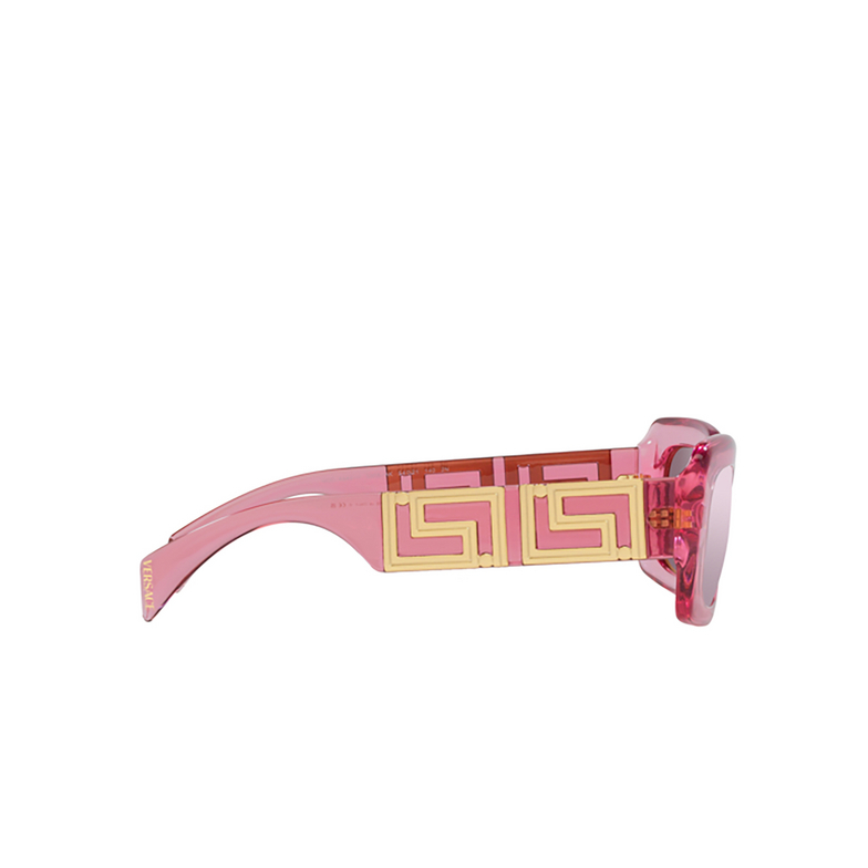 Gafas de sol Versace VE4444U 5355AK transparent pink - 3/4