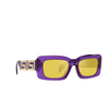 Gafas de sol Versace VE4444U 5408V9 transparent violet - Miniatura del producto 2/4