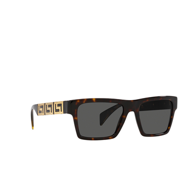 Gafas de sol Versace VE4445 108/87 havana - Vista tres cuartos