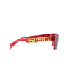 Occhiali da sole Versace VE4445 5409/1 transparent red - anteprima prodotto 3/4