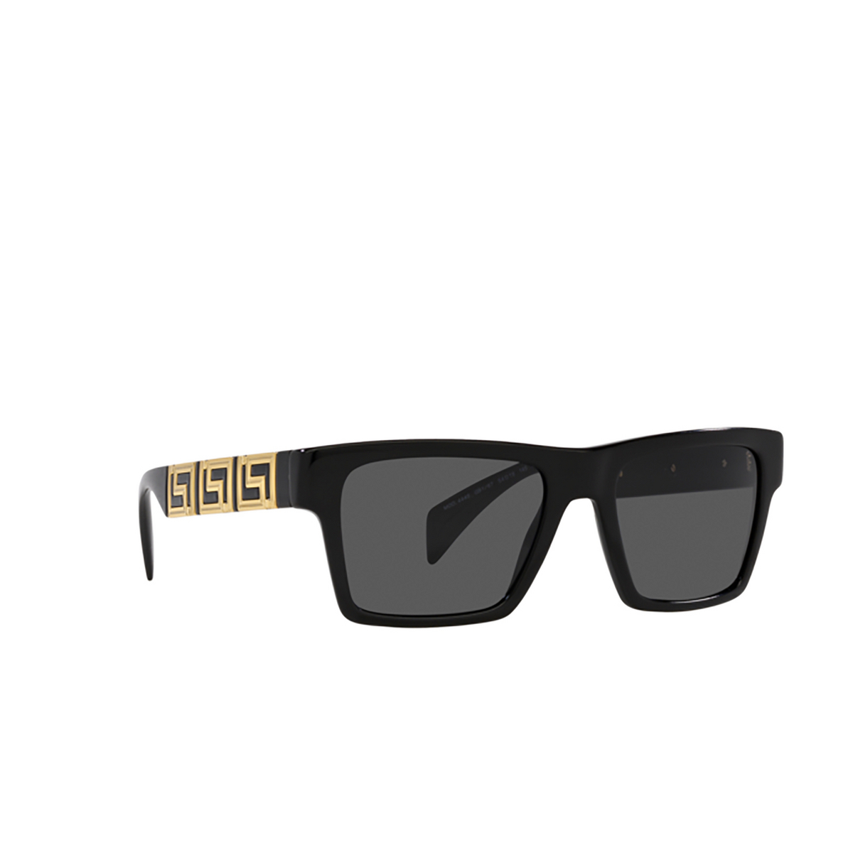 Occhiali da sole Versace VE4445 GB1/87 Black - tre quarti