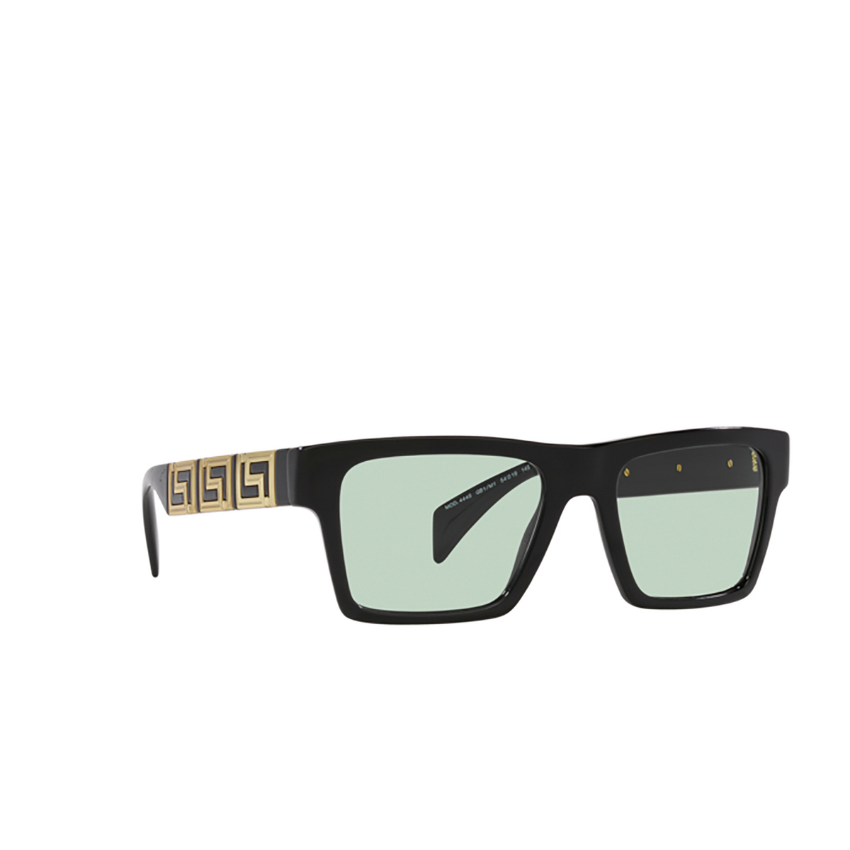 Versace VE4445 Sunglasses GB1/M1 Black - three-quarters view